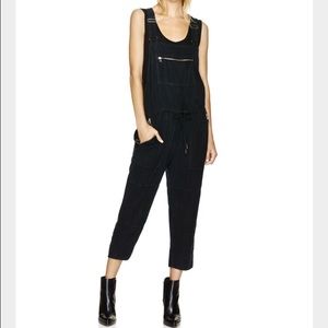 Aritzia Wilfred Free Black Overalls